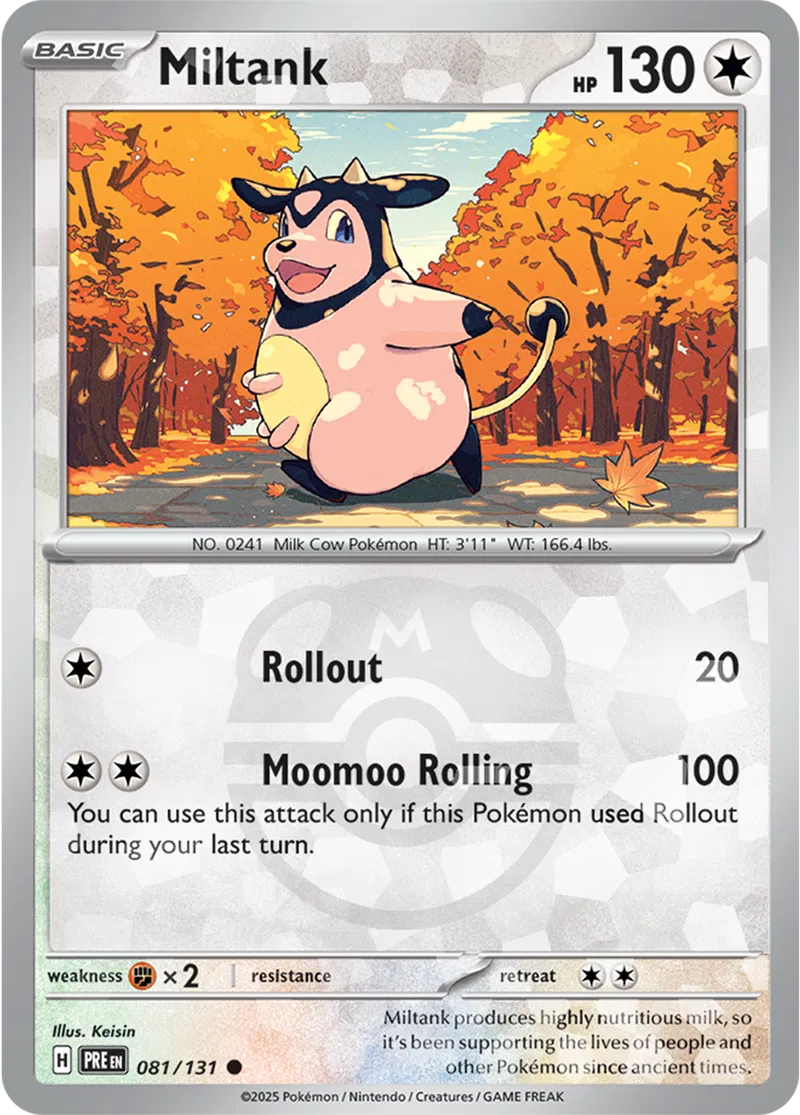 Miltank Master Ball Holo